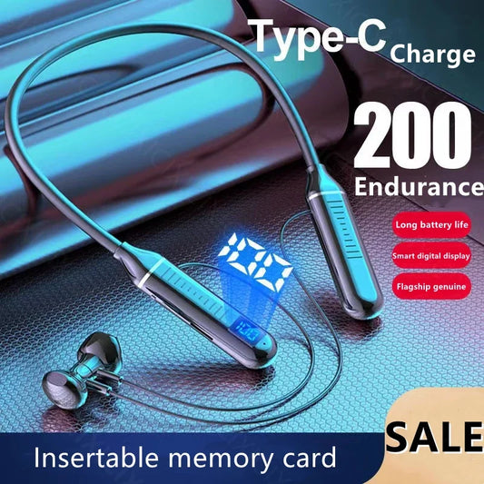 Auriculares Inalámbricos | Bluetooth 5.0, Pantalla Digital LED Impermeable