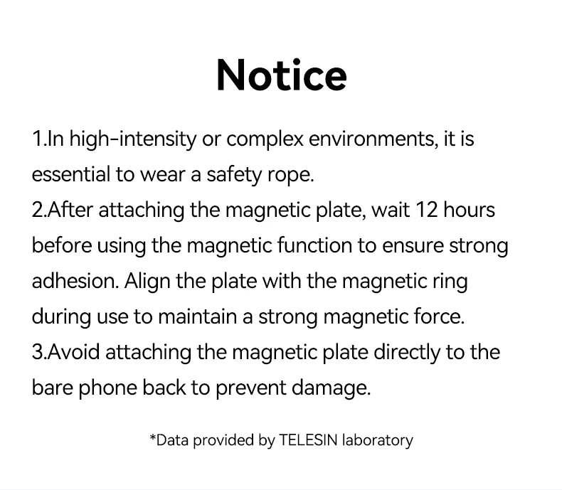 Telesin - Soporte Magnético de Cuello para Telefonos