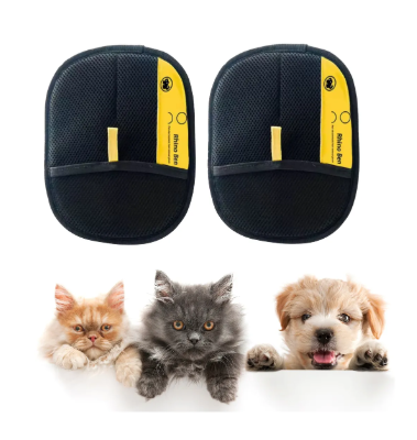 Guante Cepillo X2 Removedor Quita Pelo Mascota