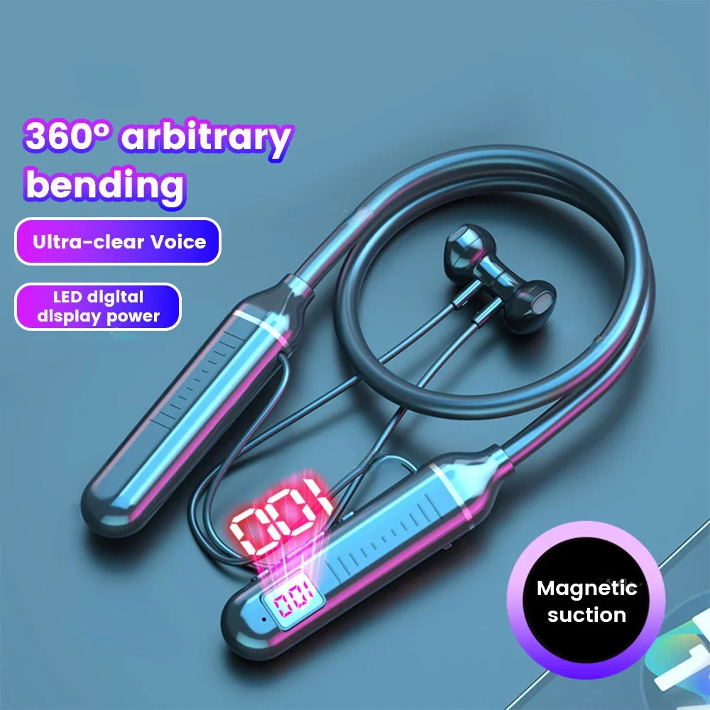 Auriculares Inalámbricos | Bluetooth 5.0, Pantalla Digital LED Impermeable