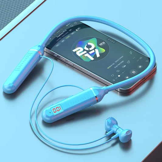 Auriculares Inalámbricos | Bluetooth 5.0, Pantalla Digital LED Impermeable