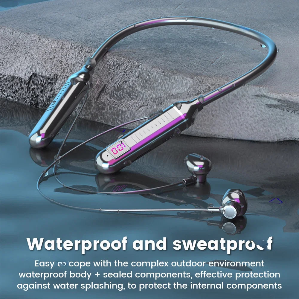 Auriculares Inalámbricos | Bluetooth 5.0, Pantalla Digital LED Impermeable