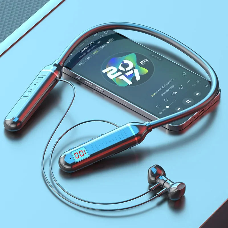 Auriculares Inalámbricos | Bluetooth 5.0, Pantalla Digital LED Impermeable