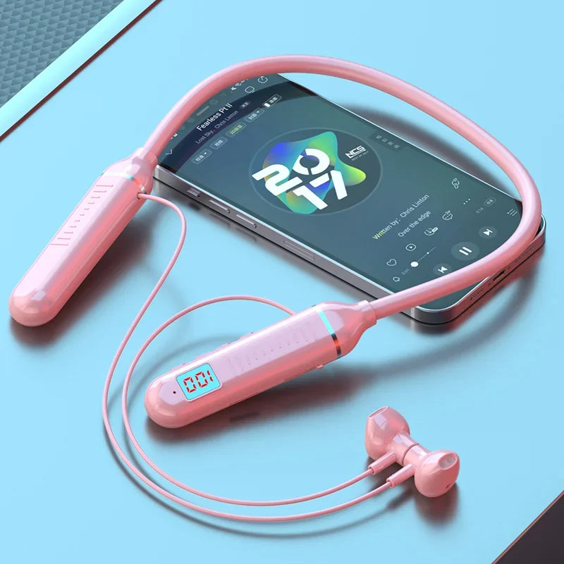 Auriculares Inalámbricos | Bluetooth 5.0, Pantalla Digital LED Impermeable